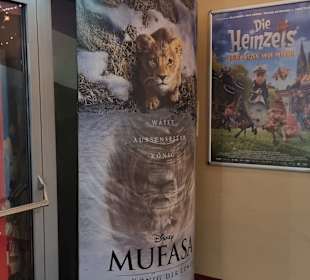 Werbung für Mufasa -Kino Demmin 