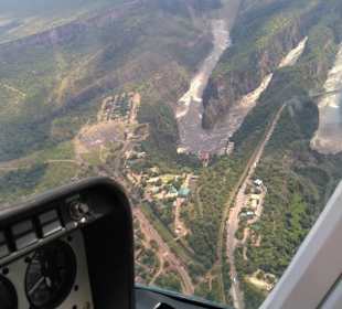 Überflug der Victoria Wasserfälle