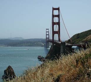 Ausblick auf die Golden Gate Bridge
