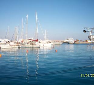 Schöner Hafen in Hurghada