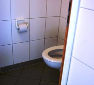 WC-Anlage super für alle offen