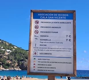 Strand Cala San Vicente in Cala de Sant Vicent