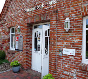 Der Eingang zum Nationalpark-Haus Wangerland