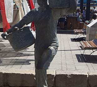 Fischerstatue Hafen Marsaxlokk