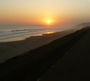 Zachód słońca nad Pacyfikiem