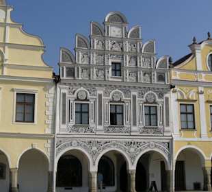 Restaurierte Bürgerhäuser