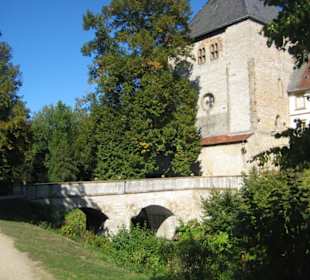 Schloss Rheda - Zugang über die Brücke