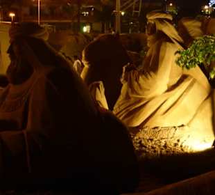 Weihnachtskrippe aus Sand 2018 in Las Palmas