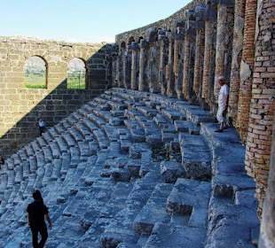 Aspendos An/Abfahrt Landschaft