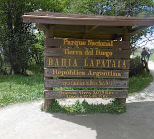 Die Panamericana endet im Nationalpark Tierra del 