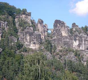Bastei mit Brücke