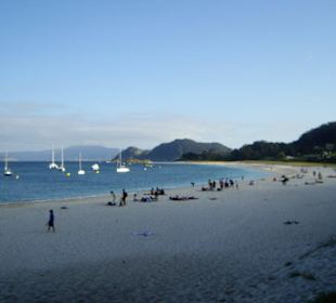 Playa de Rodas en las islas cíes