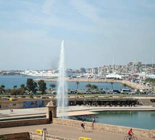 Blick auf die Bucht von Palma von der Kathedrale