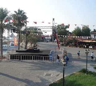 Platz am Ende der Fußgängerzone