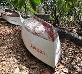 Boot bei Wochenendhäusern