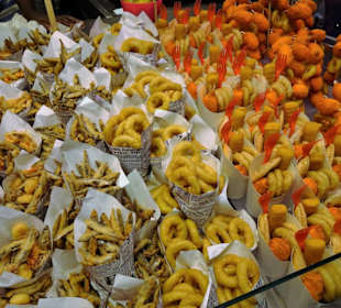 Rundgang durch die Markthalle La Boqueria