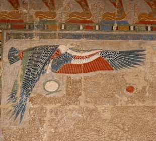 Abbildung von Isis im Tempel