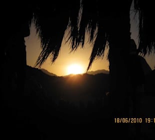 Sonnenuntergang in der Wüste 