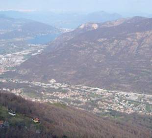 Panorama dall'alto di Monte Quaggione