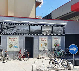 Der Eingangsbereich mit alten Bildern