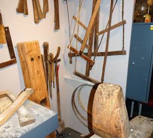 Werkstatt eines Büttners im Museum Barockscheune