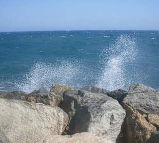 Ausblick vom Wellenbrecher