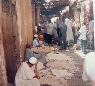 Souk el-Batna/Fell und Häute-Souk/Marrakesch
