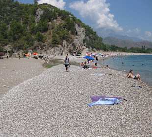 Olympos-Strand – Schöne Bucht – schlechter Strand