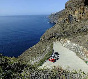 Parkplatz an der Playa de la Veta