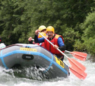 Rafting auf der Mölln in Östereich