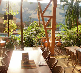 Blick vom Restaurant auf die Südsee