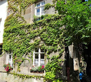 Das Wirtschaftsgebäude der Oberen Mühle