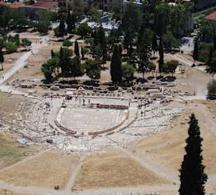 Theaterruine unerhalb der Akropolis