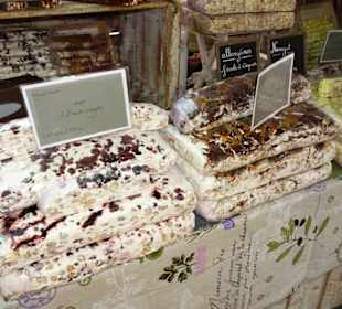 Nougat auf dem Handwerkermarkt Cassis
