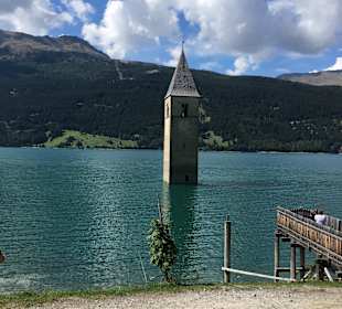 Kirchturm im Reschensee