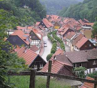 Blick auf Stolberg von oben