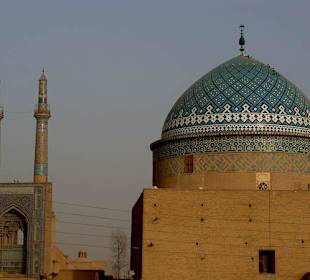 Widok na meczet w Yazd