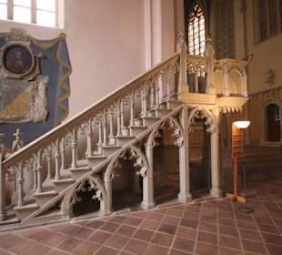 Kielhorn Kanzel (19. Jhdt.) mit Epitaph