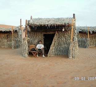 Schlafhütte im Nomadic Desert Camp