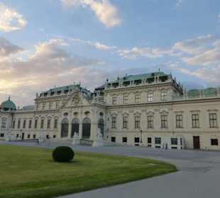Das Obere Belvedere - Vorderansicht