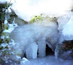 Der Stausee im Winter ein Traum