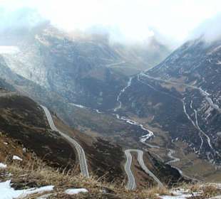 Sustenpass met steingletscher