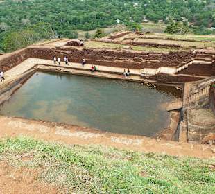 Ausgrabungen auf dem Sigiriya Rock