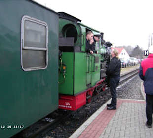 Ankunft im Bahnhof Binz