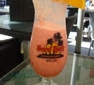 Alkoholfreier Cocktail in der Hard Rock Bar