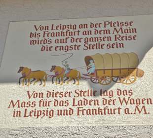 Engste Stelle der Handelsstraße Frankfurt-Leipzig