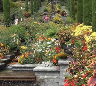 Italienische Bulmen-Wassertreppe