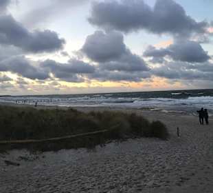 Strand vor dem Hotel