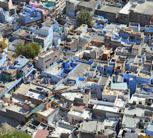 Widok na niebieski Jodhpur