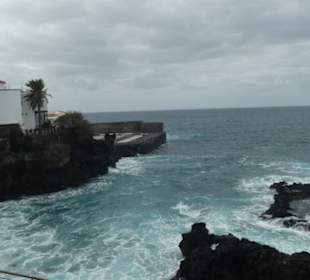 Blick vom Rest. Rancho Grande in Puerto de la Cruz